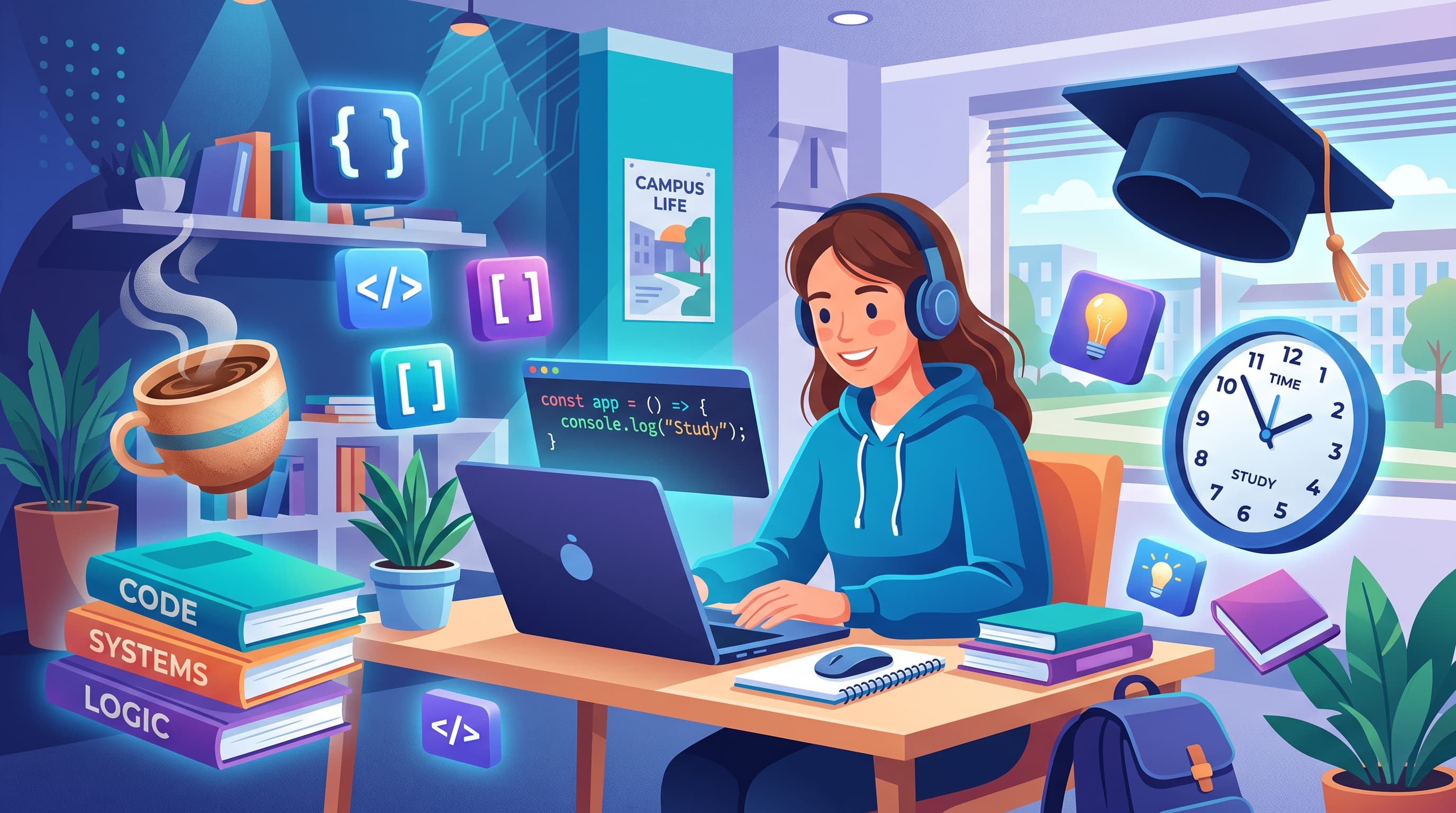 Life as a BCA Student: Balancing Code, College, and Caffeine ☕💻